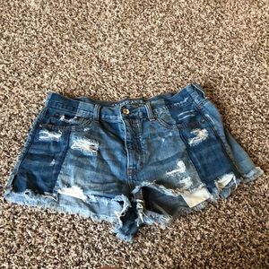 American eagle outfitters jean shorts